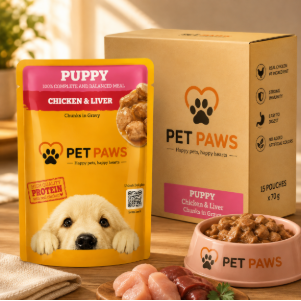 Complete Nutrition Chicken Wet Food for Growing Puppies